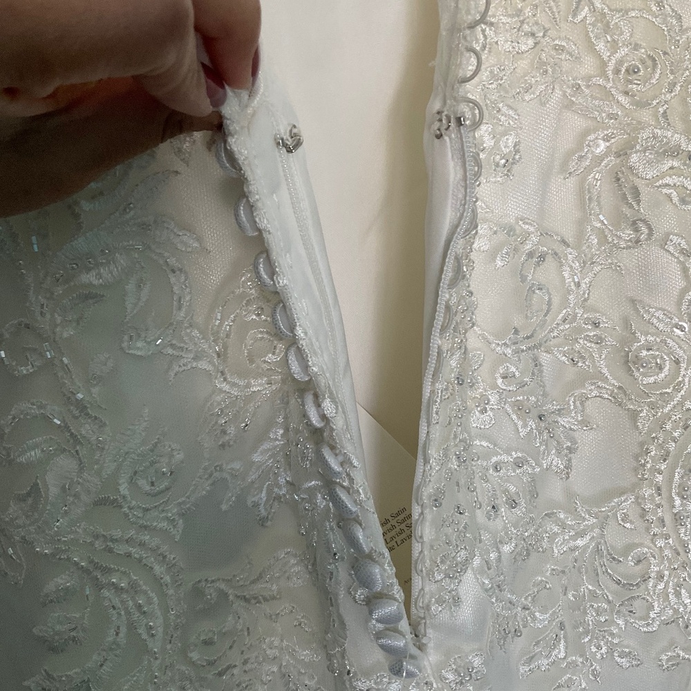 Essence of Australia street size 4 D2174 NWT Ivory wedding dress - Picture 2 of 16